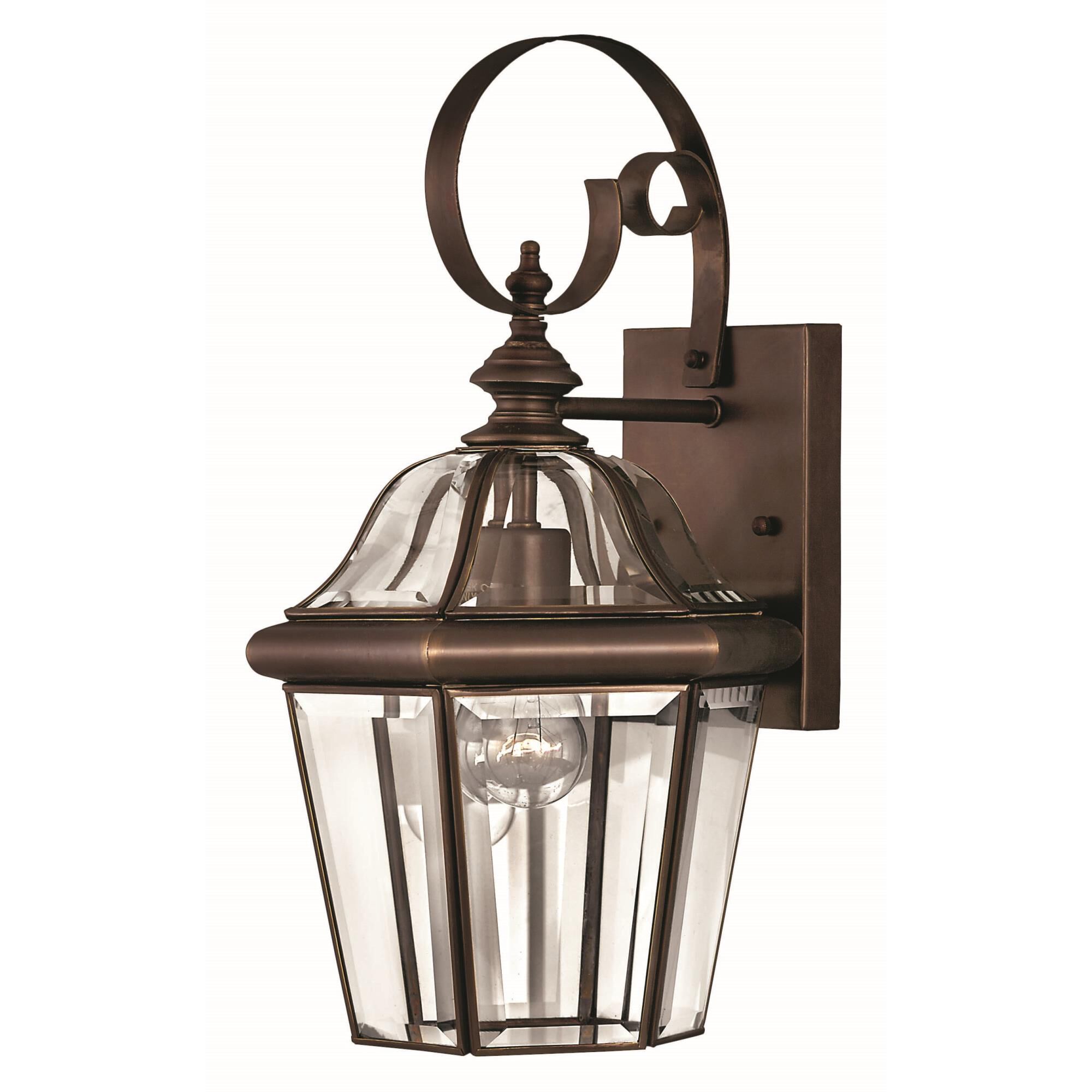 Hinkley Lighting Augusta 15 Inch Tall Outdoor Wall Light